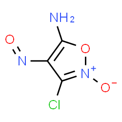 Isoxazole, 5-amino-3-chloro-4-nitroso-, 2-oxide (7CI,8CI)结构式