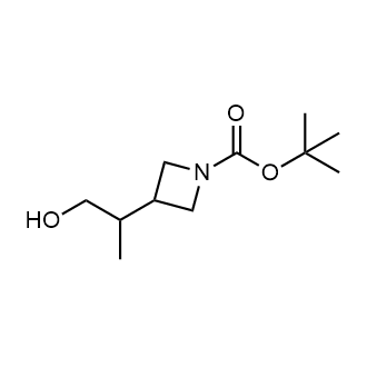 Tert-butyl 3-(1-hydroxypropan-2-yl)azetidine-1-carboxylate Structure