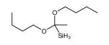 1,1-dibutoxyethylsilane Structure