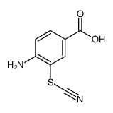 4-Amino-3-thiocyanatobenzoic acid结构式