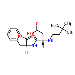 N-(3,3-Dimethylbutyl)-L-α-aspartyl-L-phenylalanine Structure