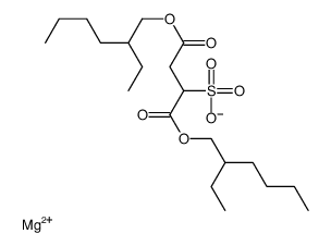 magnesium 1,4-bis(2-ethylhexyl) 2-sulphonatosuccinate Structure