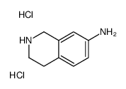 1,2,3,4-四氢-7-异喹啉胺双盐酸盐结构式