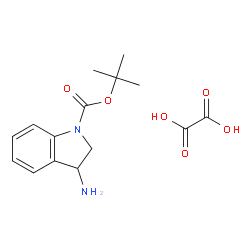 3-氨基二氢吲哚-1-羧酸叔丁酯草酸盐结构式