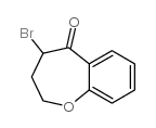 4-Bromo-3,4-dihydro-2H-benzo[b]oxepin-5-one结构式