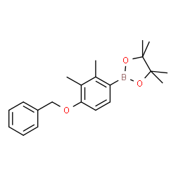 (4-(Benzyloxy)-2,3-dimethylphenyl)boronic acid pinacol ester Structure
