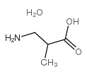 DL-3-氨基异丁酸水合物结构式