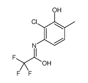 N-(2-chloro-3-hydroxy-4-methylphenyl)-2,2,2-trifluoroacetamide Structure