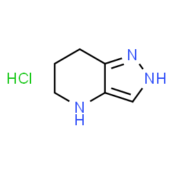 4,5,6,7-四氢-1H-吡唑并[4,3-B]吡啶盐酸盐结构式