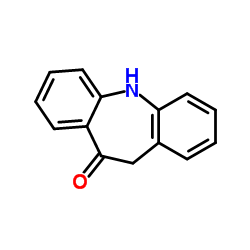 5H-二苯并[b,f]氮杂环庚烯-10(11H)-酮结构式