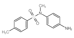 N-(4-aminophenyl)-N,4-dimethyl-benzenesulfonamide结构式