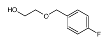 2-[(4-fluorophenyl)methoxy]ethanol Structure