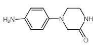 4-(4-氨基苯基)-2-哌嗪酮结构式