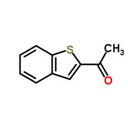 2-乙酰基苯并噻吩结构式