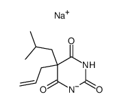 sodium 5-allyl-5-isobutylbarbiturate picture