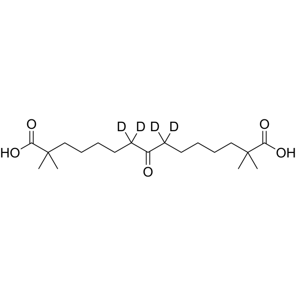 Bempedoic acid impurity 1-d4 Structure