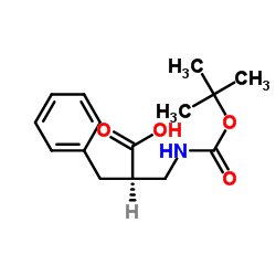 (R)-2-Benzyl-3-((tert-butoxycarbonyl)amino)propanoicacid结构式