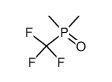 Dimethyl(trifluoromethyl)phosphine oxide结构式