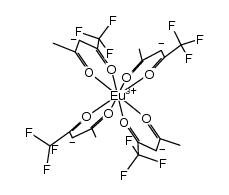 [europium(III)(trifluoroacetylacetonate)4](1-) Structure