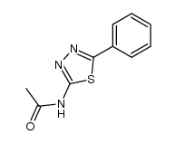 N-(5-phenyl-1,3,4-thiadiazol-2-yl)acetamide Structure