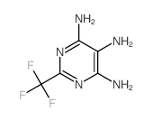 4,5,6-Pyrimidinetriamine,2-(trifluoromethyl)- structure