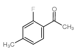 2'-氟-4'-甲基苯乙酮结构式