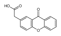 2-(9-oxoxanthen-2-yl)acetic acid结构式