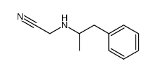 (±)-[(α-Methylphenethyl)amino]acetonitrile Structure