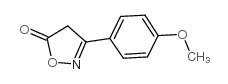 3-(4-甲氧基苯基)-5(4H)-异噁唑酮结构式