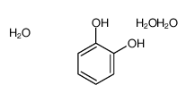 benzene-1,2-diol,trihydrate结构式