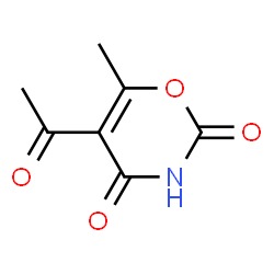 2H-1,3-Oxazine-2,4(3H)-dione, 5-acetyl-6-methyl- (9CI) Structure