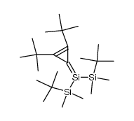 1,2-di-tert-butyl-4,4-bis(tert-butyldimethylsilyl)-4-silatriafulvene Structure