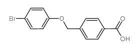 4-((4-溴苯氧基)甲基)苯甲酸结构式