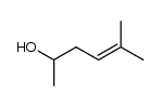 5-methyl-hex-4-en-2-ol Structure