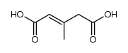 (E)-3-methylpent-2-enedioic acid Structure