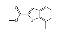 7-甲基-苯并[b]噻吩-2-羧酸甲酯结构式