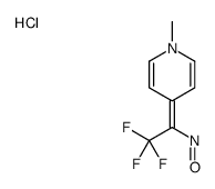 1-Methyl-4-(trifluoroacetyl)pyridinium chloride oxime结构式