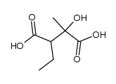 3-ethyl-2-hydroxy-2-methyl-succinic acid Structure