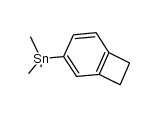 bicyclo[4.2.0]octa-1(6),2,4-trien-3-yltrimethylstannane结构式