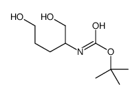 tert-butyl N-(1,5-dihydroxypentan-2-yl)carbamate Structure
