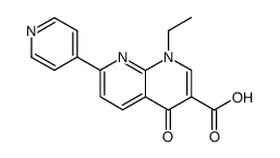 1-ethyl-4-oxo-7-pyridin-4-yl-1,4-dihydro-[1,8]naphthyridine-3-carboxylic acid结构式