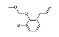 1-allyl-3-bromo-2-methoxymethoxybenzene Structure
