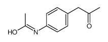 N-[4-(2-oxopropyl)phenyl]acetamide结构式