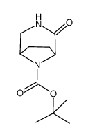 8-boc-3,8-二氮杂双环[3.2.1] 辛烷-2-酮结构式