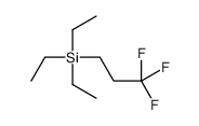 triethyl(3,3,3-trifluoropropyl)silane结构式