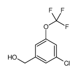 [3-chloro-5-(trifluoromethoxy)phenyl]methanol Structure