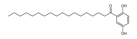 1-(2,5-dihydroxy-phenyl)-octadecan-1-one结构式