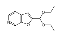 2-(diethoxymethyl)furo[2,3-c]pyridine Structure