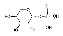 O1-Phosphono-β-L-arabinopyranose Structure