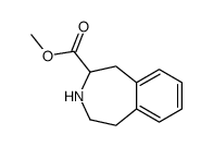 1H-3-苯氮杂卓-2-羧酸, 2,3,4,5-四氢-,甲酯结构式